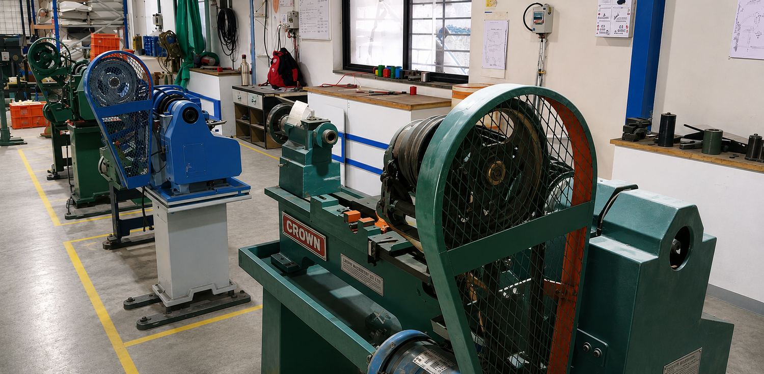 Lathe and machining area